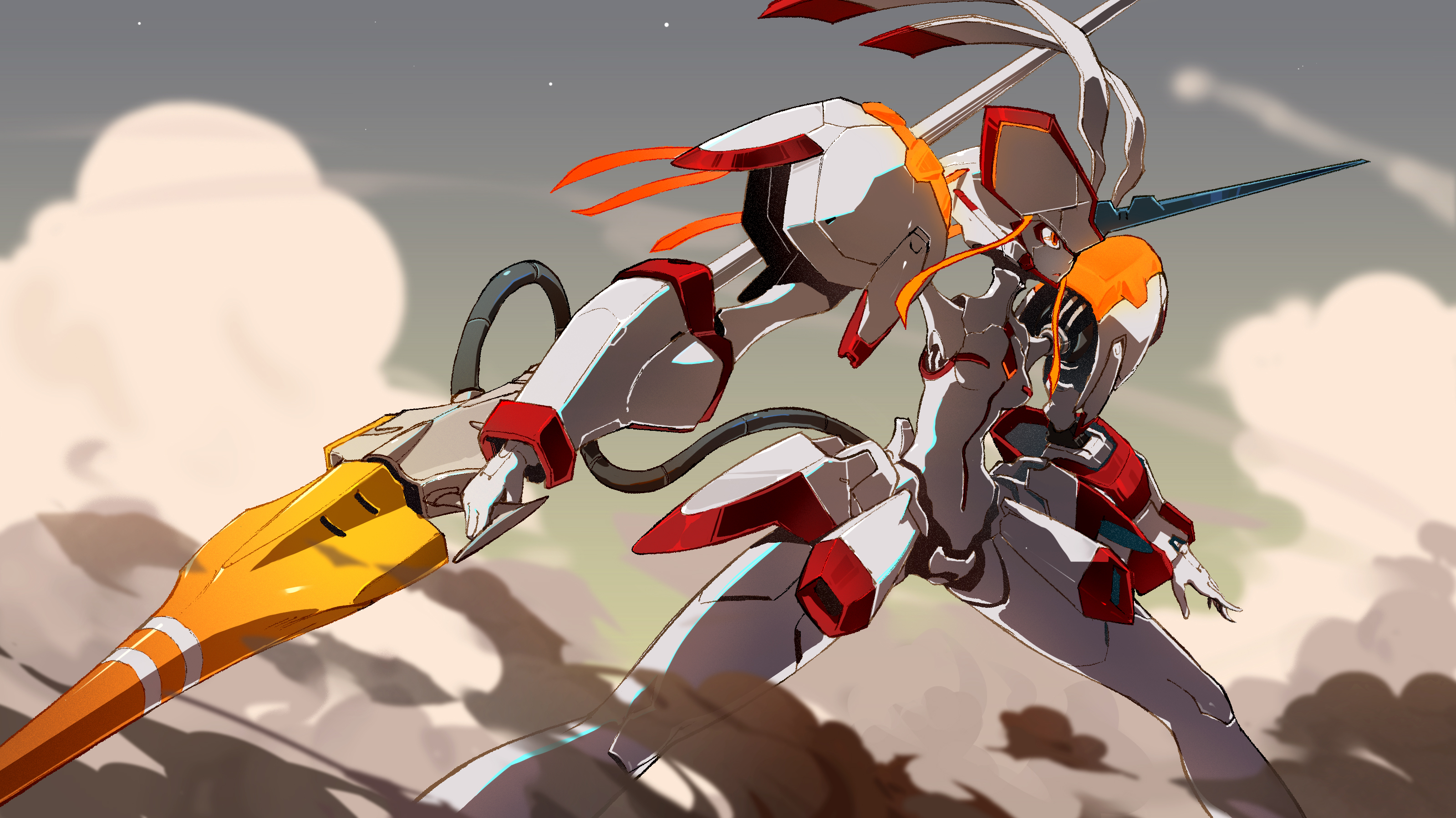 darling in the franxx mechas